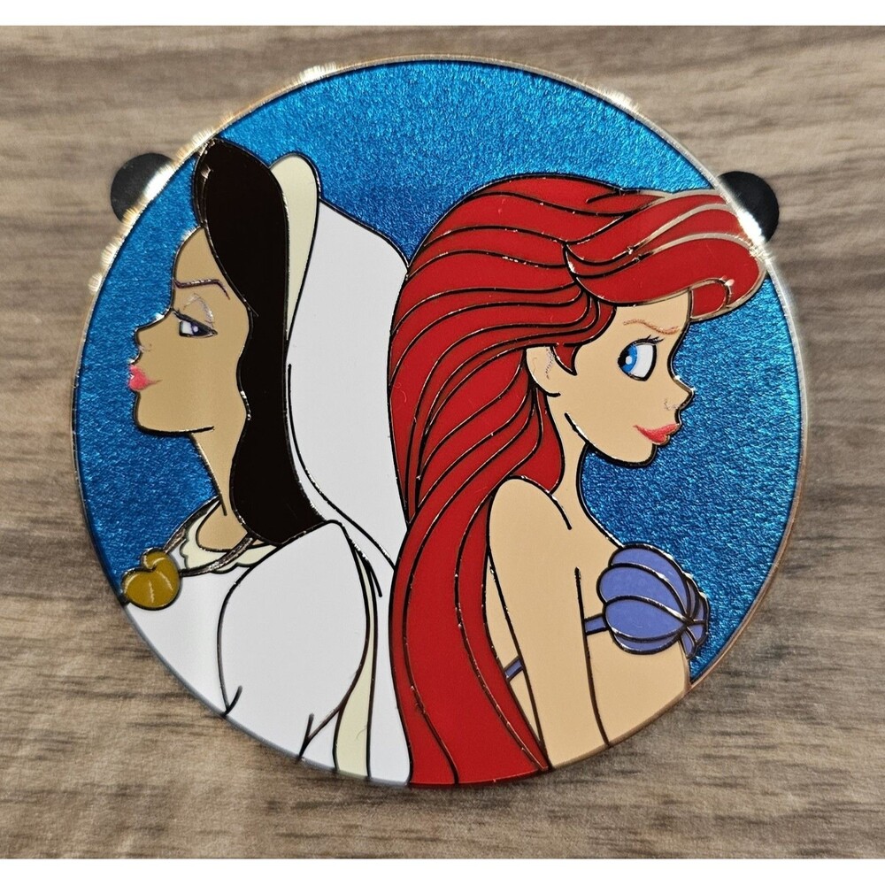 2026 D23 TWDCS The Walt Disney Company Store Epic Rivals Pin Ariel Vanessa ONLY